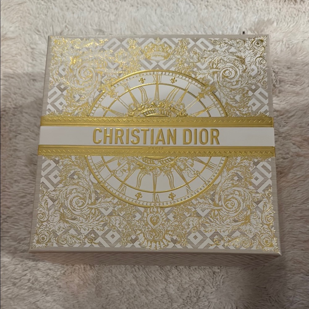 Dior Gold and White Decorative Box